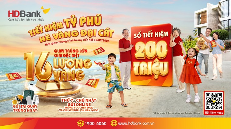 HDBank xác định chủ nhân 64 sổ tiết kiệm, cuộc đua săn 16 lượng vàng SJC vào chặng nước rút ảnh 3