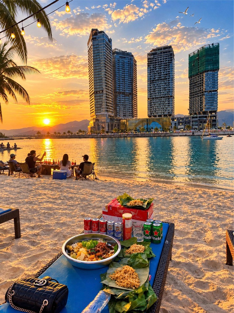 Vừa khai trương, tổ hợp 5 sao ở Vân Đồn đã gây choáng váng cho du khách chỉ bằng một ánh hoàng hôn ảnh 1