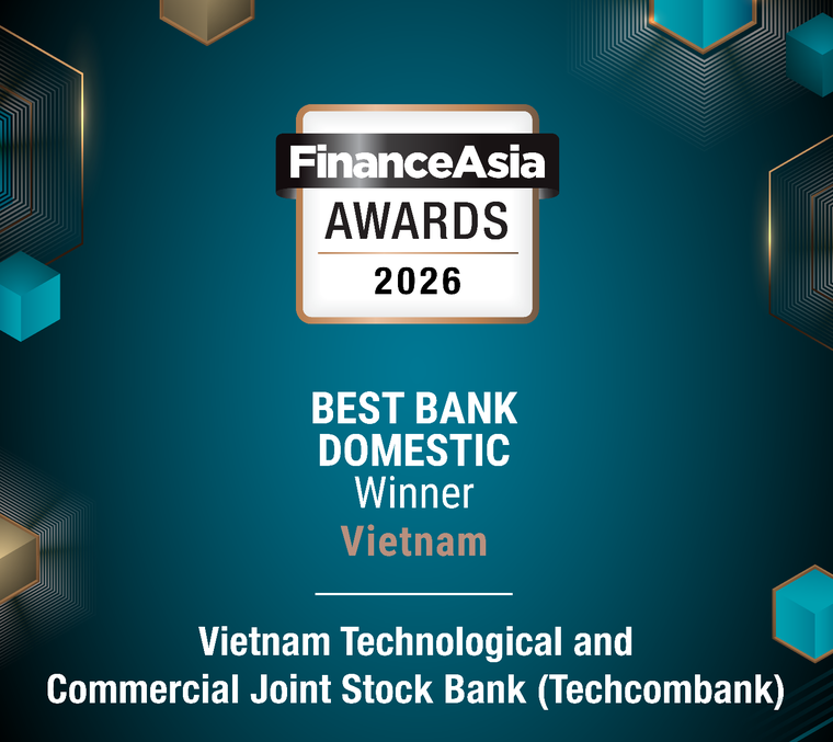 Techcombank lập kỷ lục 4 năm liên tiếp được vinh danh “Ngân hàng tốt nhất Việt Nam” bởi FinanceAsia ảnh 1
