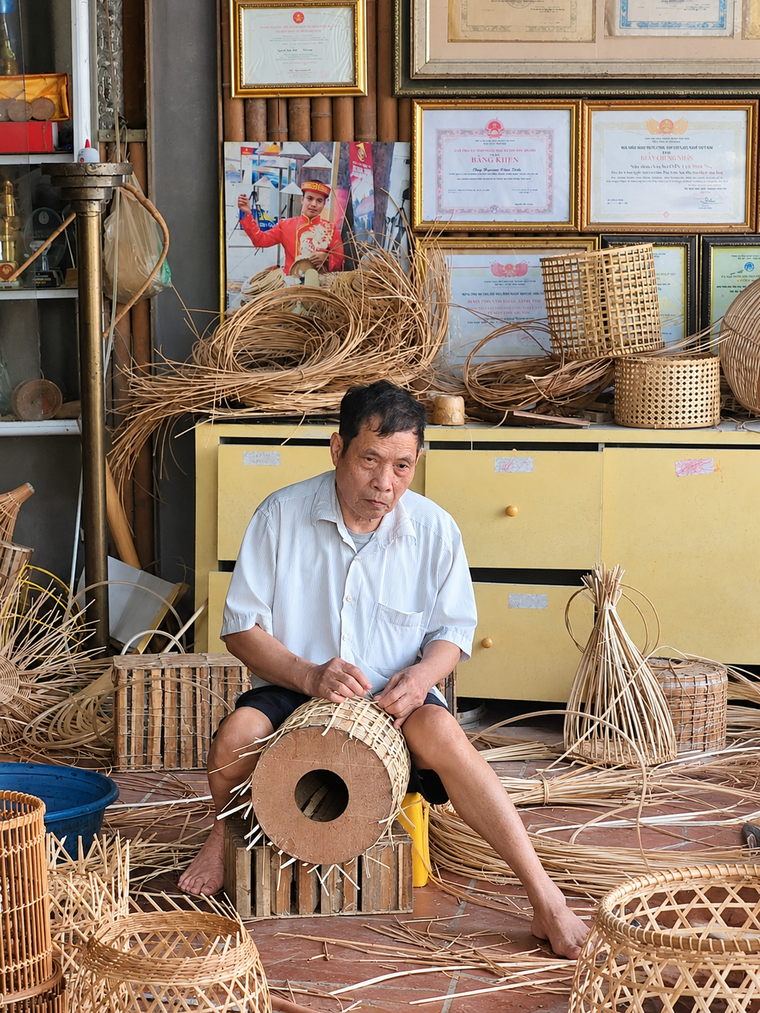 Một gia đình, nhiều thế hệ giữ nghề mây tre đan ảnh 4