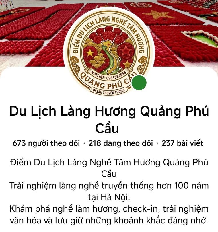 Từ sân phơi đến sàn thương mại điện tử: Quảng Phú Cầu tìm đường mới cho nghề hương ảnh 5