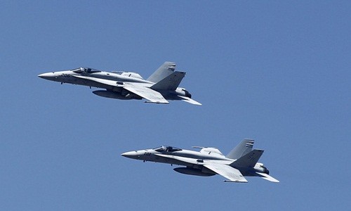 Hai tiêm kích F-18 Mỹ va chạm trên Thái Bình Dương ảnh 1