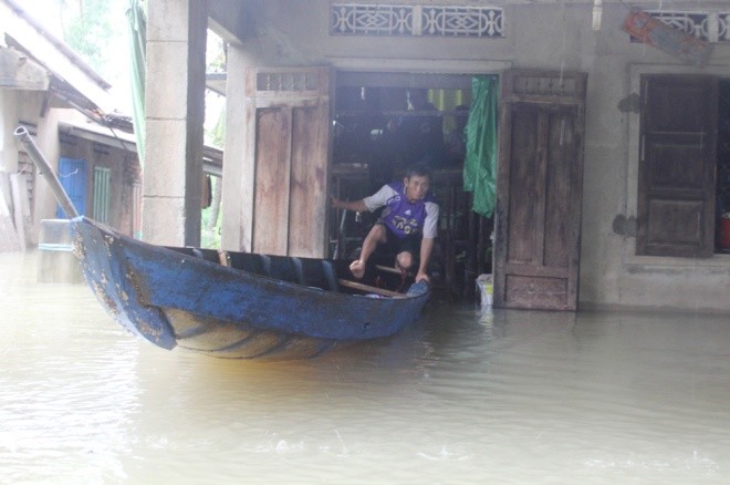 Mưa lớn 4 ngày, trung tâm Quảng Nam ngập sâu ảnh 3