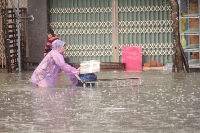 Mưa lớn 4 ngày, trung tâm Quảng Nam ngập sâu ảnh 4