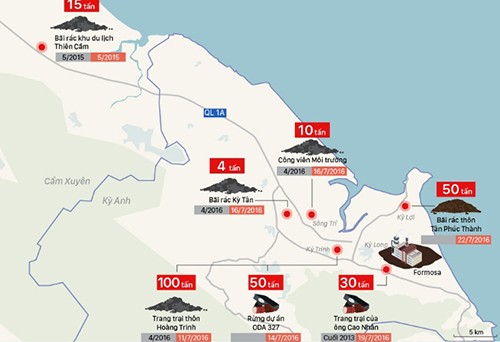 Nhiều sếp Hà Tĩnh bị khiển trách do liên quan sự cố Formosa ảnh 1
