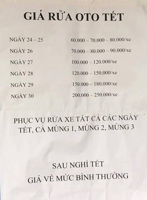 Tốn nửa triệu đồng rửa xe chiều 30 Tết mà vẫn thấy bẩn ảnh 1