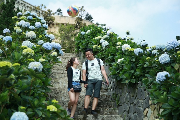Bà Nà Hills: Thiên đường hoa trong mây ảnh 8