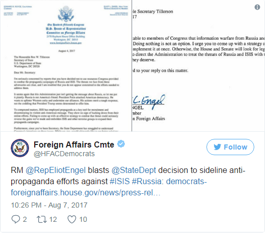 Quốc hội Mỹ gửi ‘tối hậu thư’ cho Tillerson về kế hoạch chống Nga ảnh 1