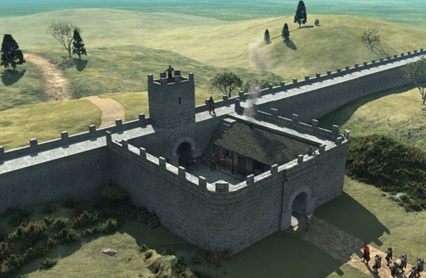 Vạn Lý Trường Thành của đế chế La Mã ảnh 4