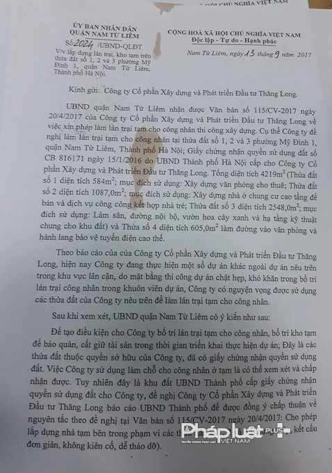 Phường Mỹ Đình 1: Hàng Nghìn mét vuông đất dự án bị xẻ thịt làm nhà xưởng để trục lợi ảnh 1