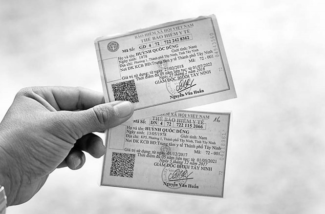 Hàng trăm tài xế nhận thẻ bảo hiểm y tế không có giá trị ảnh 1