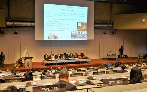 Chủ tịch Quốc hội dự Phiên họp toàn thể Đại hội đồng IPU-138 ảnh 1