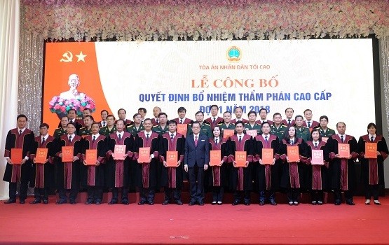 Chủ tịch nước bổ nhiệm 39 Thẩm phán Cao cấp ảnh 1