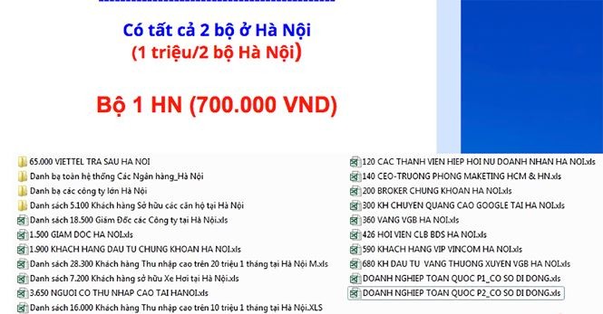 Thông tin khách hàng bị rao bán: Nhà mạng phải chịu trách nhiệm ảnh 1