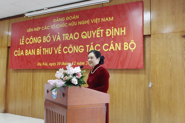 Thứ trưởng Bộ Ngoại giao Nguyễn Phương Nga nhận Quyết định làm Bí thư Đảng đoàn Liên hiệp Hữu nghị ảnh 2