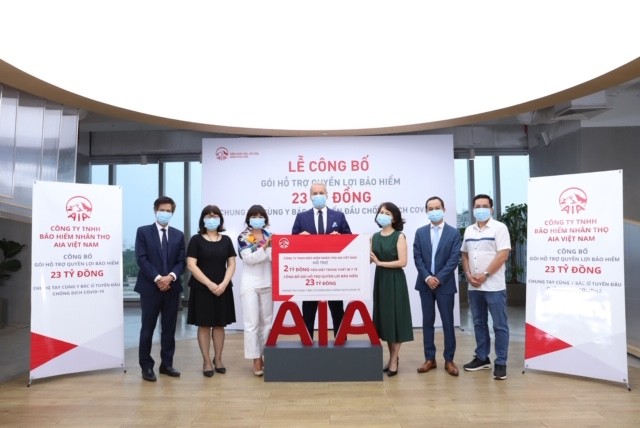 AIA Việt Nam đồng hành cùng đội ngũ y bác sĩ và nhân viên y tế tuyến đầu chống dịch covid-19 ảnh 1