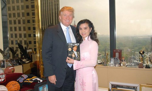 Người đẹp Việt kể chuyện gặp gỡ ông Donald Trump ảnh 2