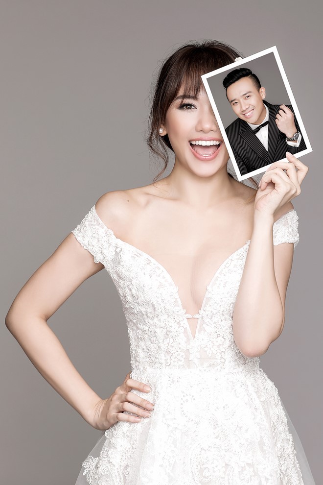 Hari Won - Trấn Thành tinh nghịch trong ảnh cưới ảnh 6