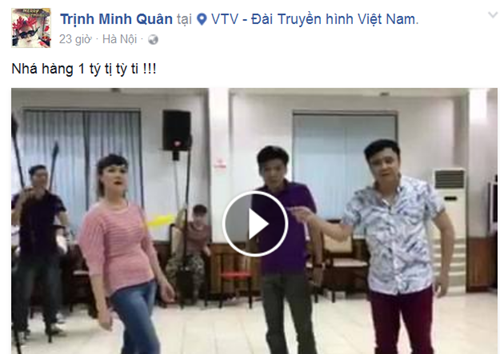 Minh Quân chia sẻ clip hậu trường tập Táo quân 2017? ảnh 1