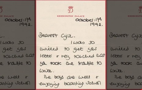 6 bức thư đấu giá và tình yêu con của Công nương Diana ảnh 1