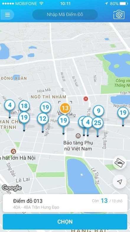 Ứng dụng đặt chỗ gửi xe, trả tiền trước chính thức “lên sóng“ ảnh 1