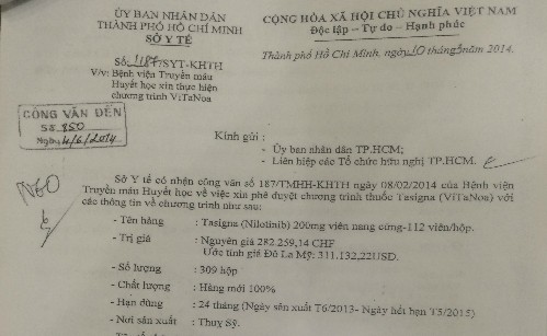 Liên hiệp hữu nghị: '3 tháng không nhận được hồ sơ 20.000 viên thuốc viện trợ' ảnh 1