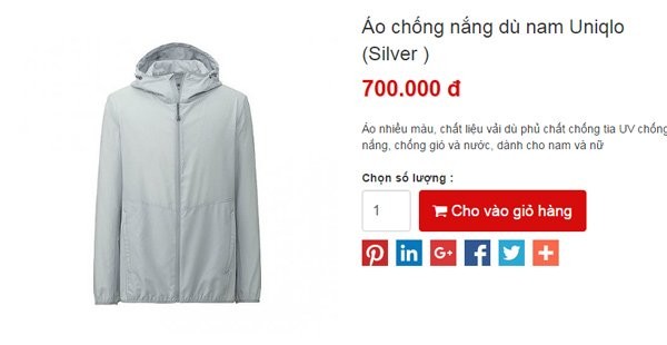 Chiếc áo chống nắng 1 triệu, đàn ông đua nhau đặt mua ảnh 1