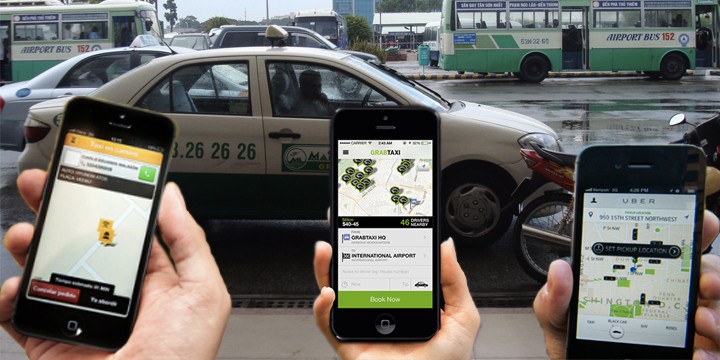 Taxi truyền thống 'khẩu chiến' với Uber và Grab ảnh 2