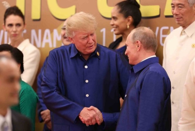 APEC 2017: Chủ tịch nước Trần Đại Quang chủ trì tiệc thiết đãi các lãnh đạo quốc tế ảnh 7