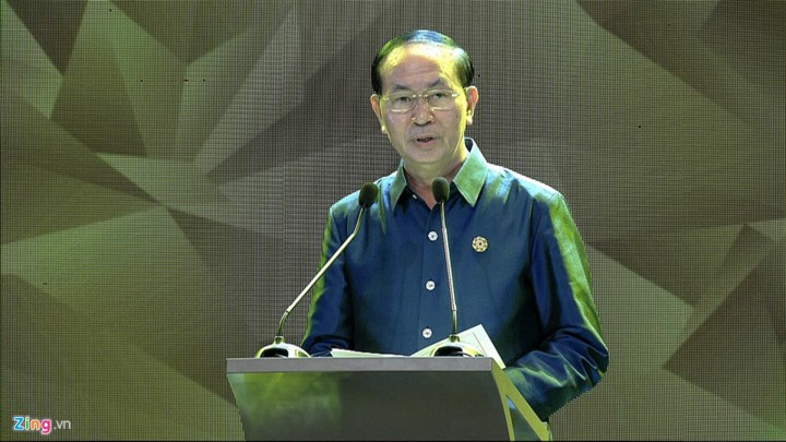 APEC 2017: Chủ tịch nước Trần Đại Quang chủ trì tiệc thiết đãi các lãnh đạo quốc tế ảnh 8
