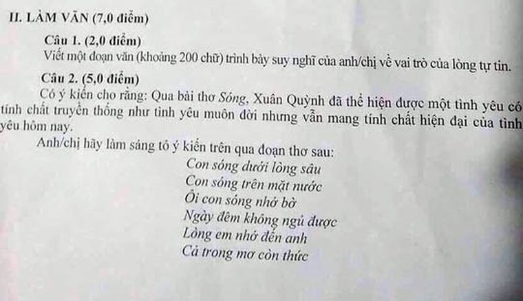 Khánh Hòa: Học sinh phát tán đề thi học kỳ trên mạng trước giờ thi ảnh 1