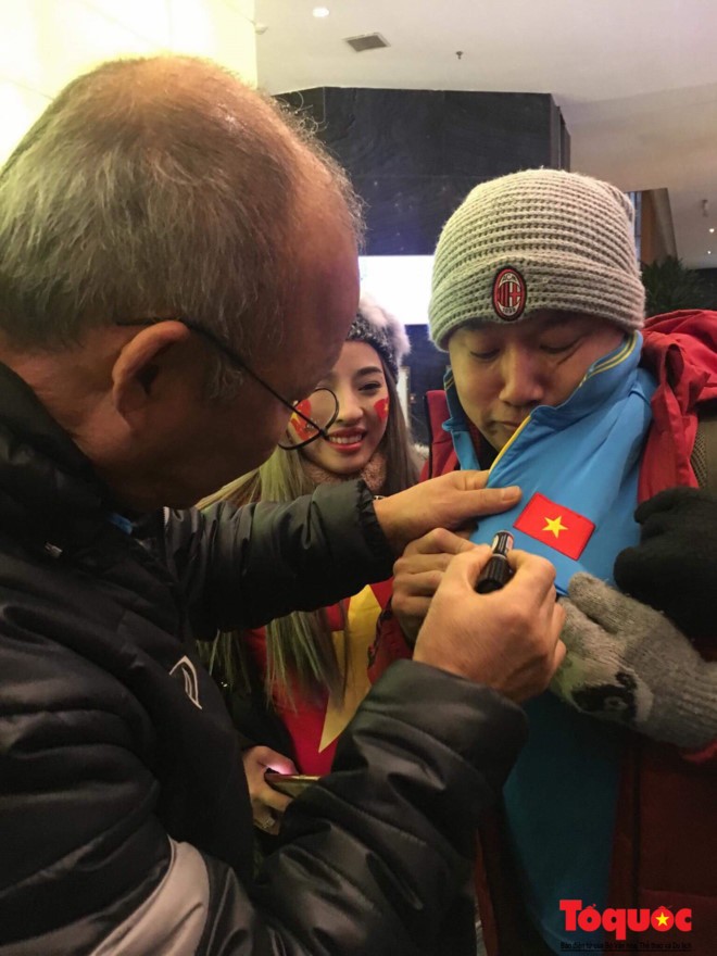 Toàn đội U23 Việt Nam sẵn sàng cho trận chung kết bất chấp mưa tuyết ảnh 3