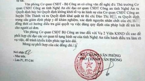 Nghệ An: Khai quật tử thi nữ kế toán trưởng chết trong tư thế treo cổ ảnh 1