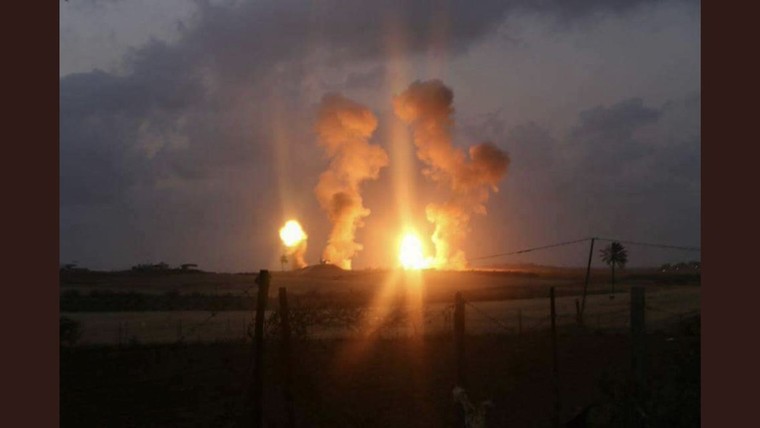 Israel không kích tên lửa vào các mục tiêu của Hamas tại Dải Gaza ảnh 3