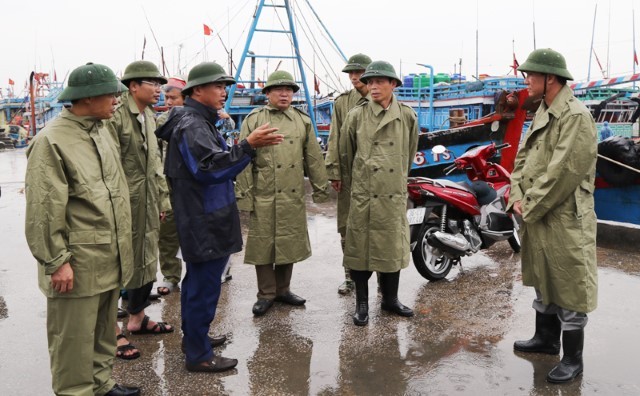 Thanh Hóa: Huy động lực lượng công an giúp dân phòng chống bão số 3 ảnh 3