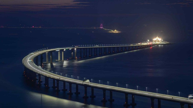 Chùm ảnh: Cây cầu vượt biển dài nhất thế giới của Trung Quốc ảnh 3