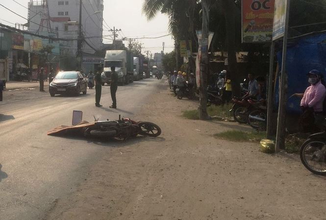 Truy đuổi tài xế container bỏ chạy sau khi cán tử vong người đi đường ảnh 1