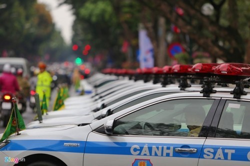 Ảnh: Xe đặc chủng, bọc thép tham dự lễ xuất quân của Công an TP Hà Nội ảnh 7