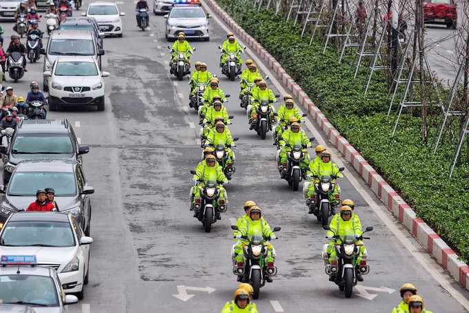 Ảnh: Xe đặc chủng, bọc thép tham dự lễ xuất quân của Công an TP Hà Nội ảnh 5