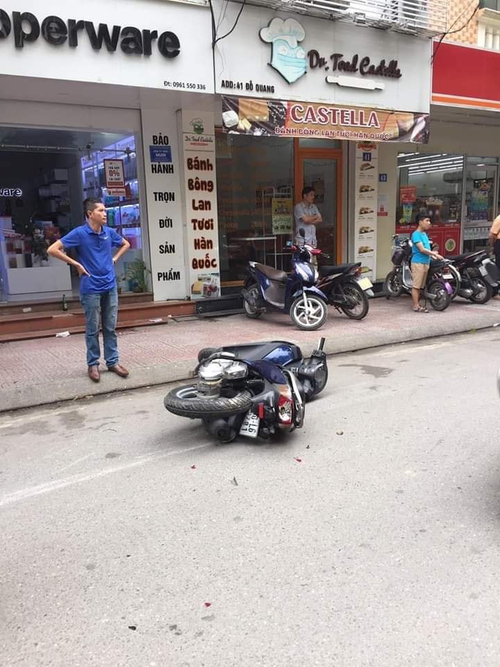 Tài xê gây tai nạn liên hoàn trên phố Đỗ Quang không vi phạm nồng độ cồn ảnh 1