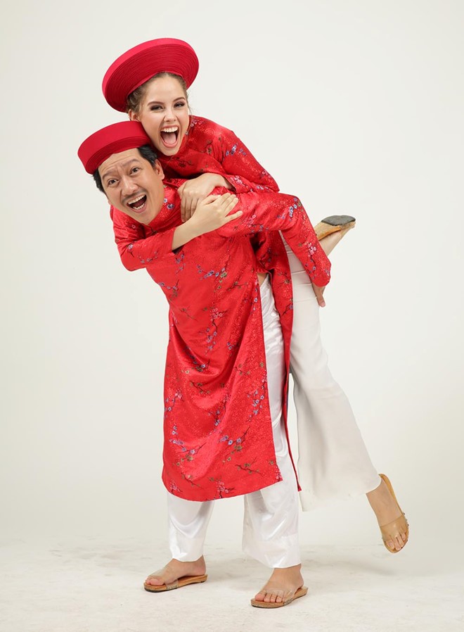 Trường Giang bất ngờ chụp ảnh cưới với gái Tây ảnh 4