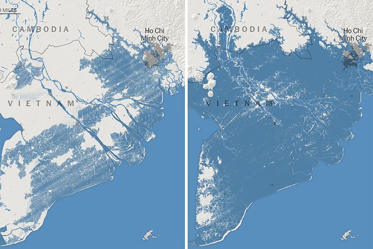 Nước biển dâng: Thảm họa của các quốc gia ven biển ảnh 2