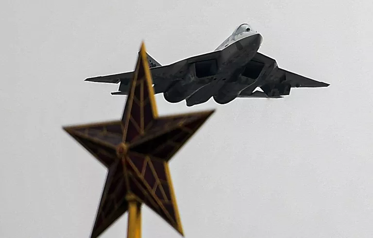 Nước Nga kỷ niệm Ngày Chiến thằng bằng lễ duyệt binh trên không ảnh 2