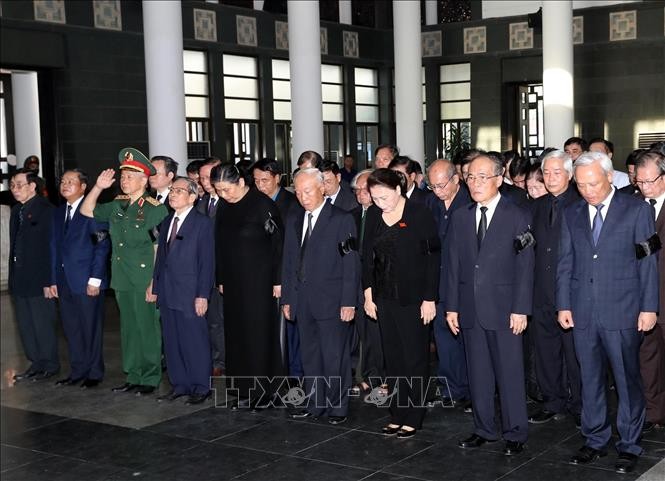 Lãnh đạo Đảng, Nhà nước, Chính phủ viếng đồng chí Vũ Mão ảnh 2