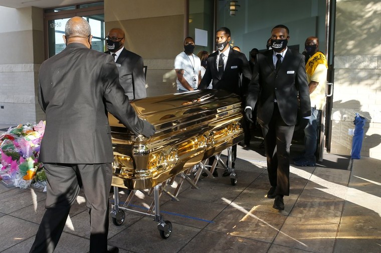 George Floyd được an táng tại Houston ảnh 1