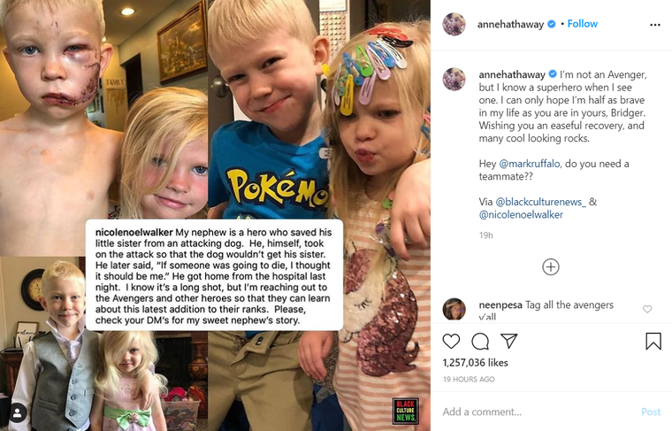 Sao Hollywood ca ngợi cậu bé 6 tuổi cứu mạng em gái ảnh 1