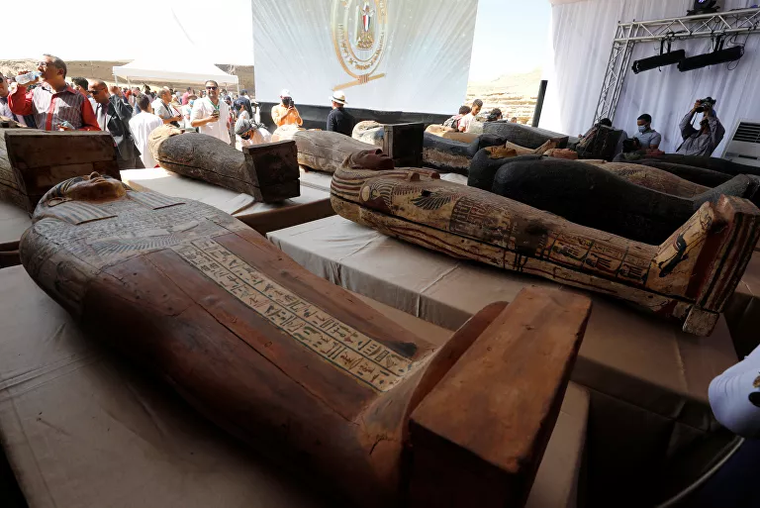 Phát hiện 59 quan tài Ai Cập cổ đại ảnh 1
