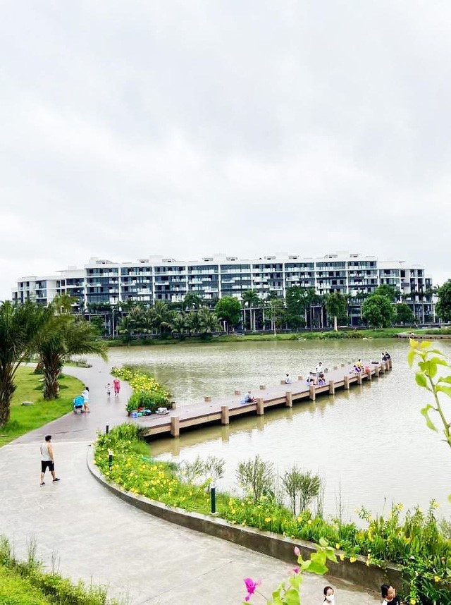 Check in 'sương sương' những cây cầu đẹp mê hồn tại Ecopark ảnh 12