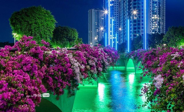 Check in 'sương sương' những cây cầu đẹp mê hồn tại Ecopark ảnh 3