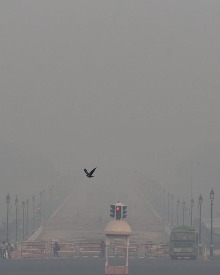 Ô nhiễm khói bụi nghiêm trọng tại New Delhi ảnh 1